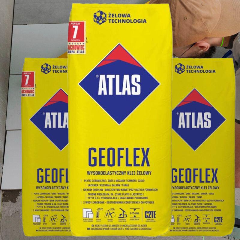 Atlas Geoflex Flexibele Tegellijm 25 Kg Voor Vloer En Wand - Leeuw Bouwmaterialen