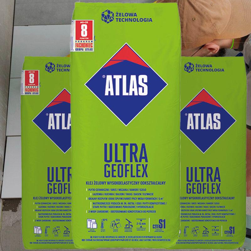 Atlas Geoflex Ultra Flexibele Tegellijm 25kg C2TES1 2-15mm - Leeuw Bouwmaterialen